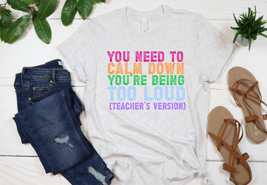 You need to calm down - Teacher's Edition